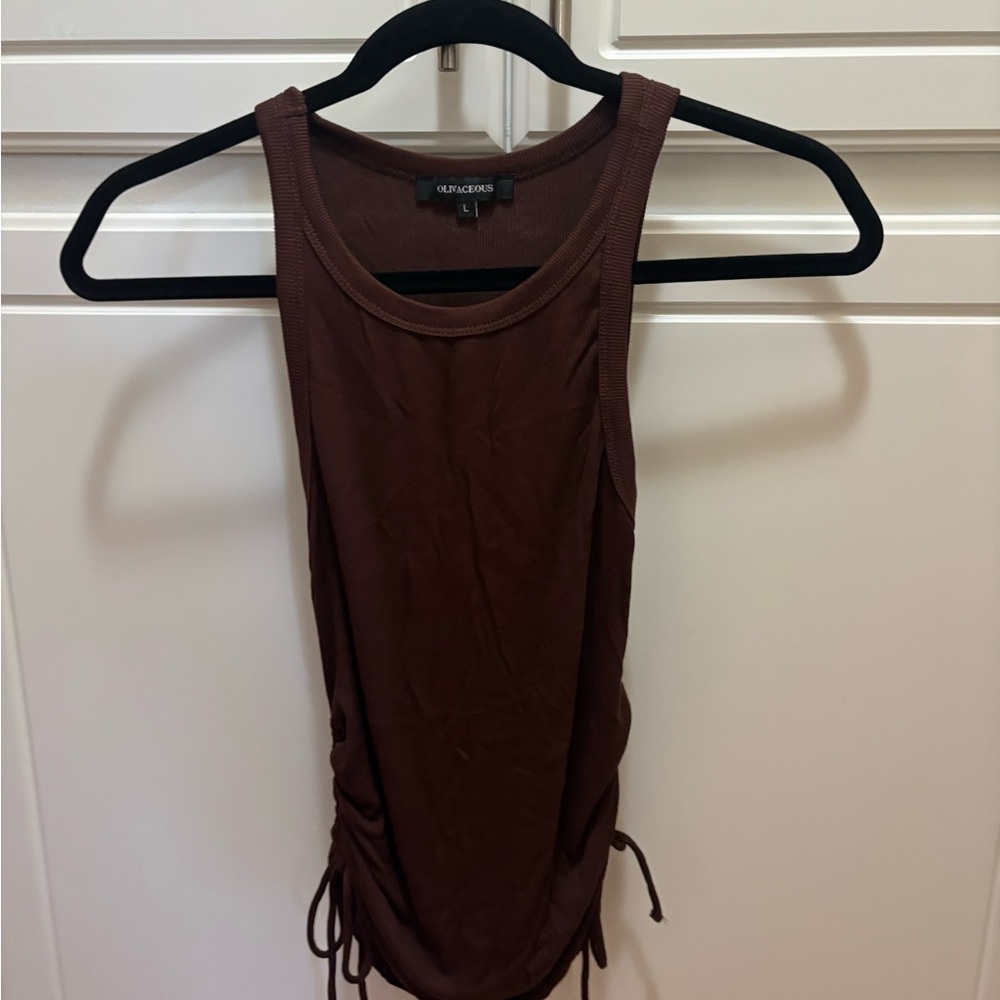 Olivaceous Brown Tank Top